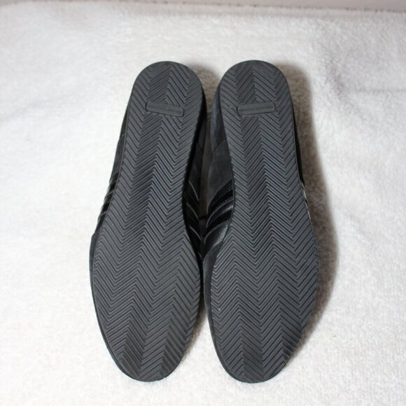 Allesandro Dell'Acqua Mens Black Leather Suede Low Trainers Shoes Size EU42 - Picture 7 of 13